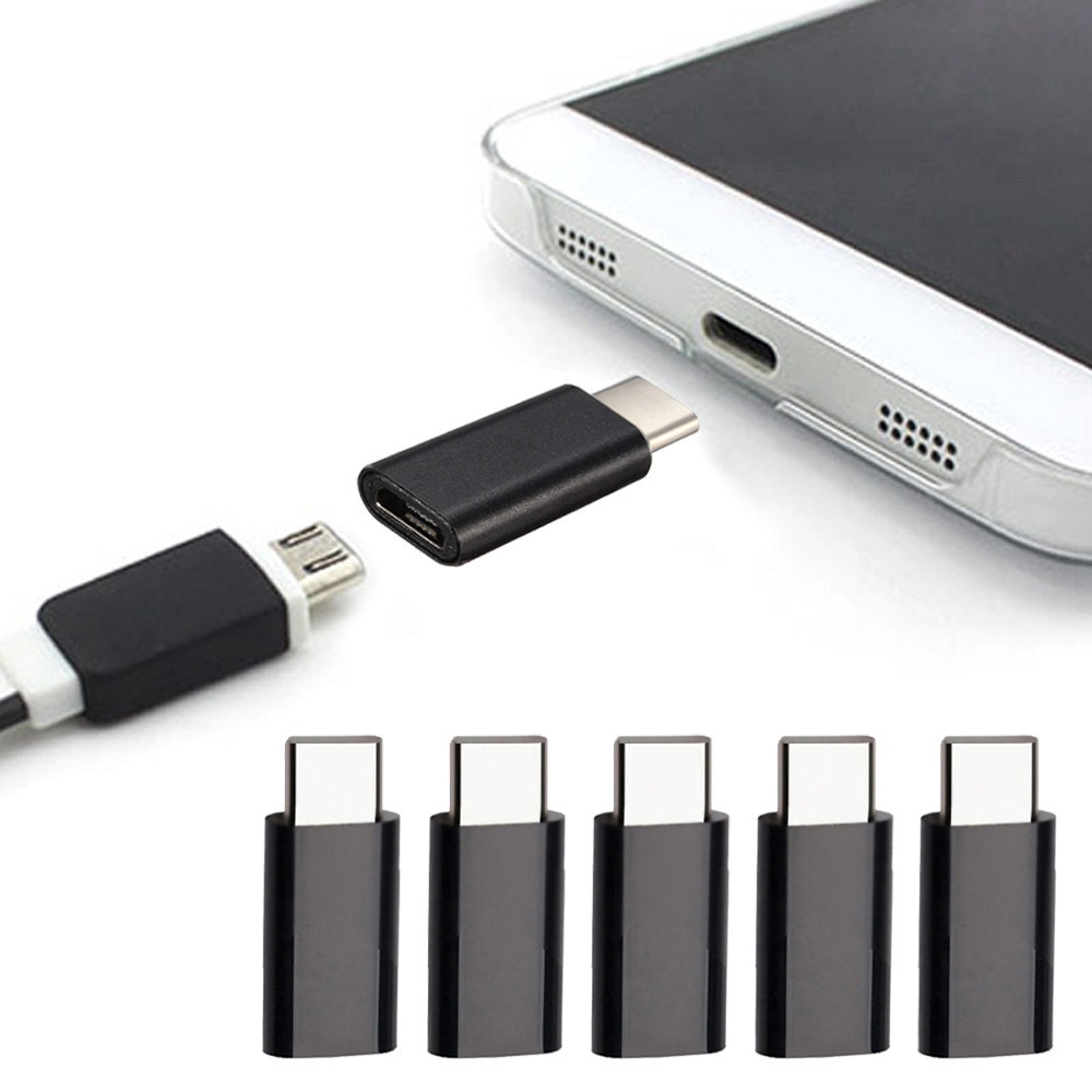 Bộ 5 Đầu Chuyển Đổi Usb 3.1 Type-C Sang Micro Usb