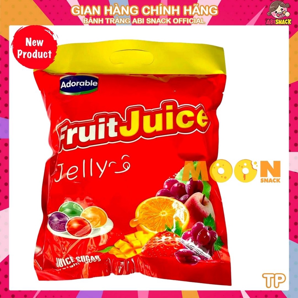 Kẹo dẻo trái cây gói tam giác Adorable gói lớn 360g Fruit Juice