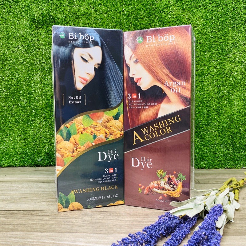 Dầu gội nhuộm phủ bạc đen (nâu) cho người lớn tuổi | BigBuy360 - bigbuy360.vn