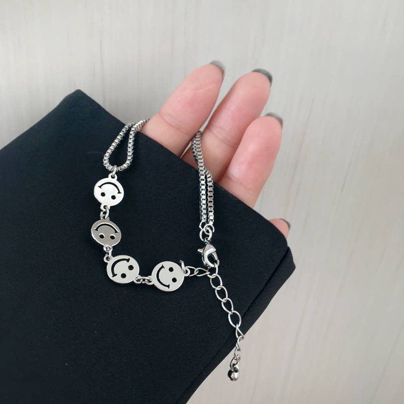 Vòng Tay Kim Loại Thiết Kế Đơn Giản Cho Cặp Đôi