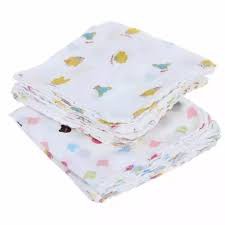 Set 10 Khăn Xô Sữa Hoa Xuất Nhật 2 Lớp Cho Bé