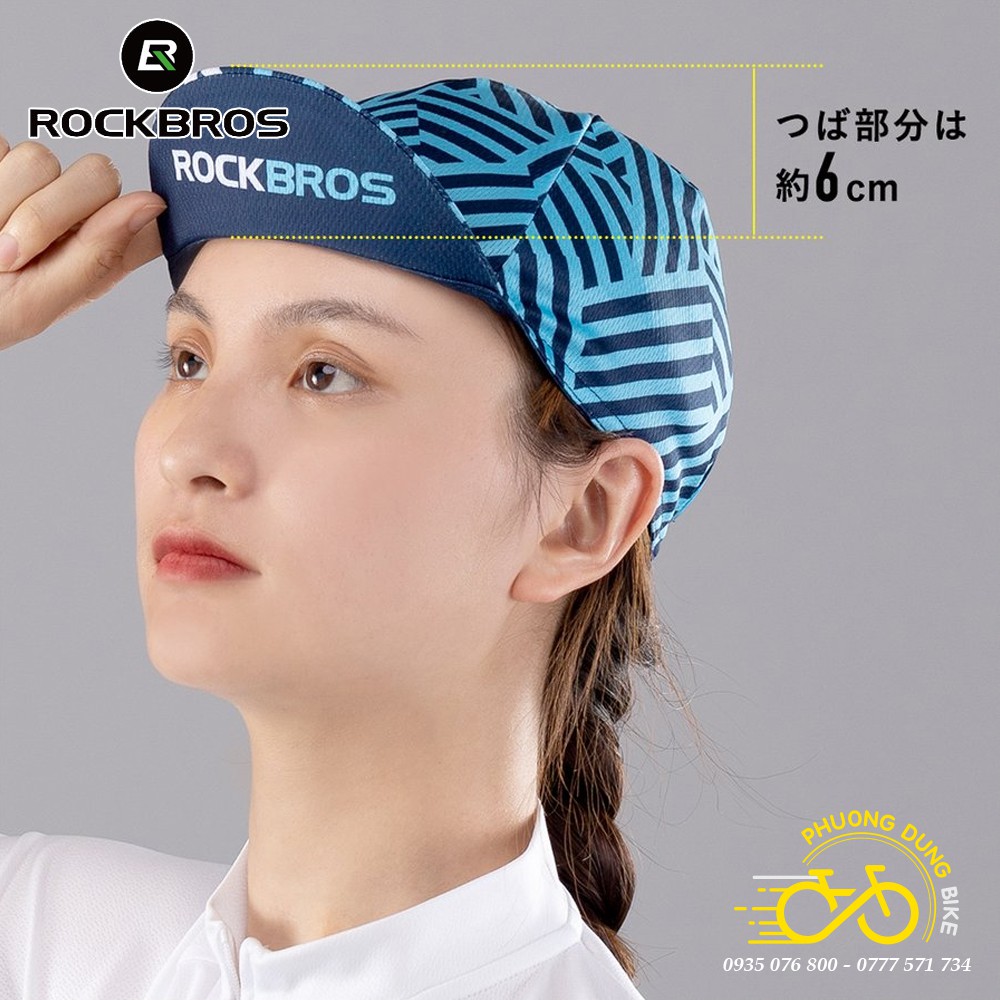 Mũ vải lưỡi trai đi xe đạp ROCKBROS