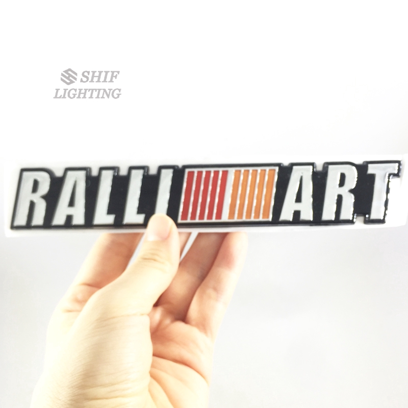 Hình dán logo RALLIART dùng trang trí xe hơi độc đáo