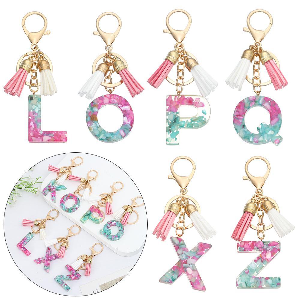 Móc Khóa In Chữ Epoxy Thời Trang
