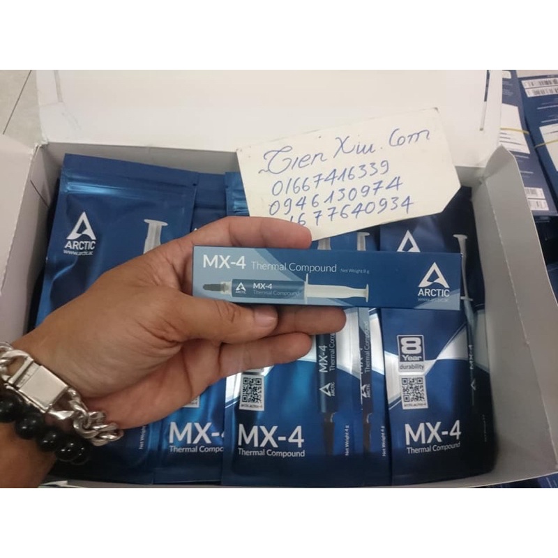 Kem tản nhiệt Mx5 Mx2 mx4 4g , nth1 1g chính hãng noctua Nt