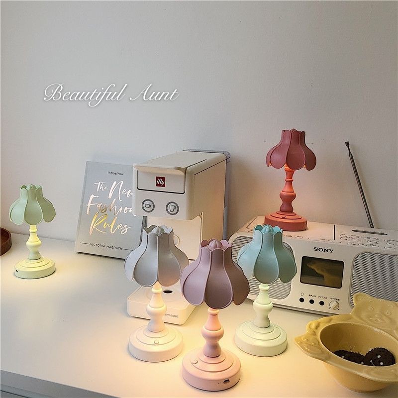 Đèn ngủ Retro Mini nhiều màu xinh xắn