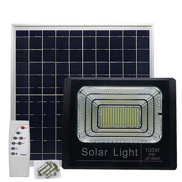 Đèn Năng Lượng Mặt Trời, Đèn LED Solar Light 40W 60W 100W- Đèn LED Sân Vườn Ngoài Trời Công Nghệ Cao