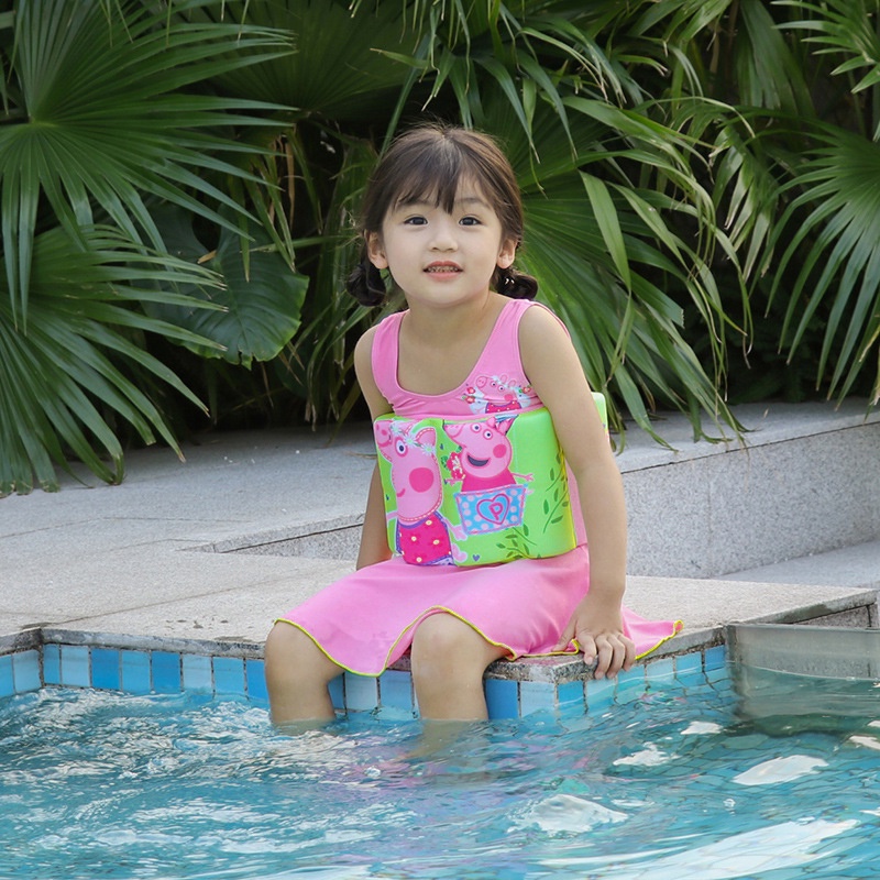 Bộ Đồ Bơi Liền Thân Tay Ngắn Kèm Mũ Dành Cho Bé Trai