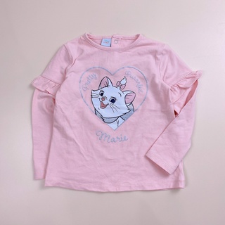 Áo cotton Disney Minnie Mouse Prenatal - màu hồng hình mèo Marie