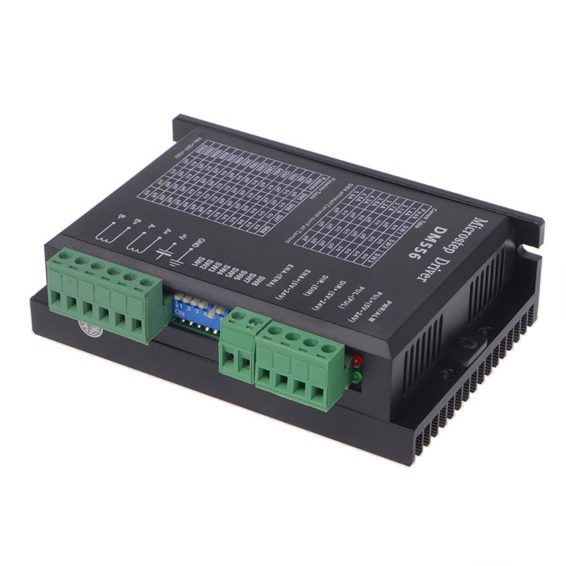 Black DM556 2-phase Digital Stepper Motor Driver 42/57/86 Stepper Motor Driver For CNC