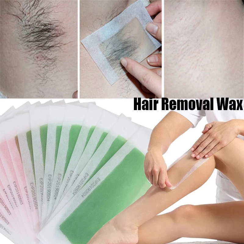 Bộ 10 Miếng Dán Tẩy Lông Không Đau Chuyên Nghiệp Cho Nữ