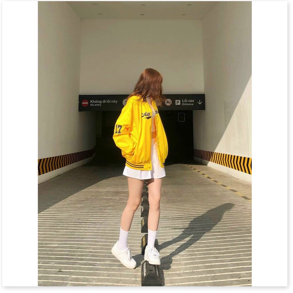 Áo khoác dù bomber NỮ phong cách Hàn Quốc cực đẹp , siêu cá tính KME FASHION