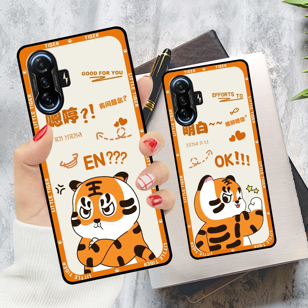 Ốp Xiaomi K40 Gaming / K40 / K40 Pro / K40 Pro Plus / K40 Pro+ in hình cặp đôi doremon, hổ, khủng long dễ thương