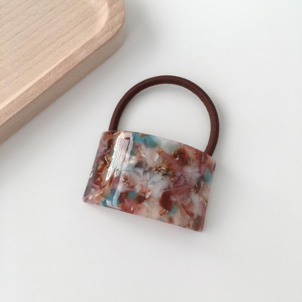 Dây Buộc Tóc Họa Tiết Hình Học Thời Trang Cho Nữ