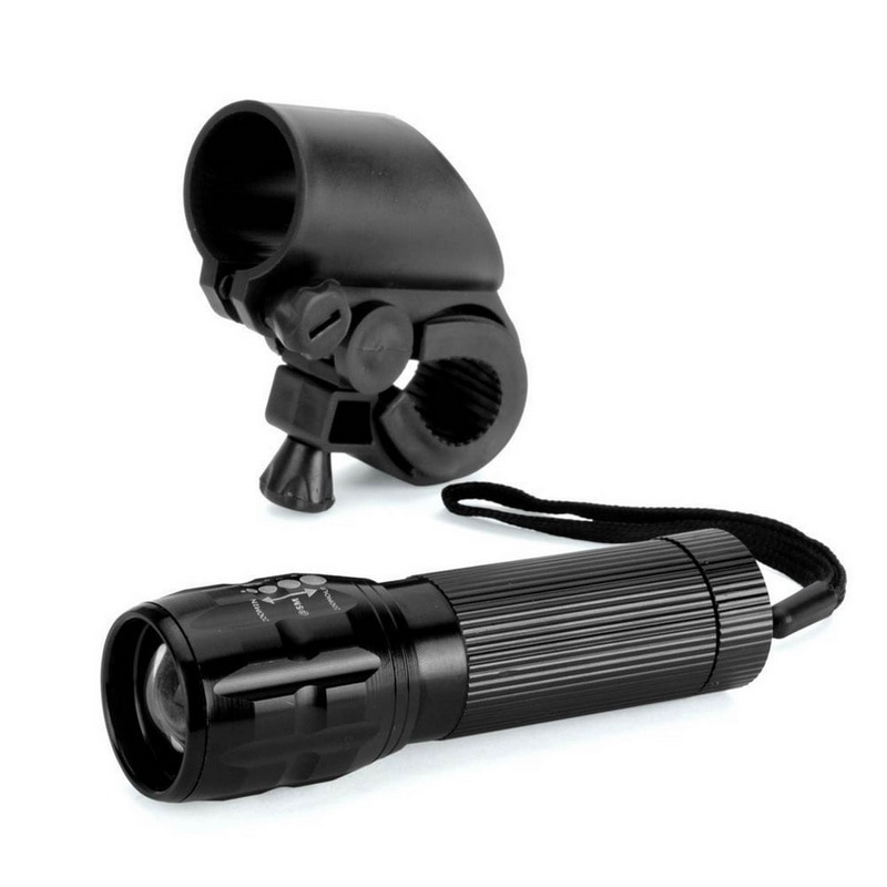 Đèn Led Trợ Sáng Phía Trước Xe Đạp MTB Kèm Giá Đỡ