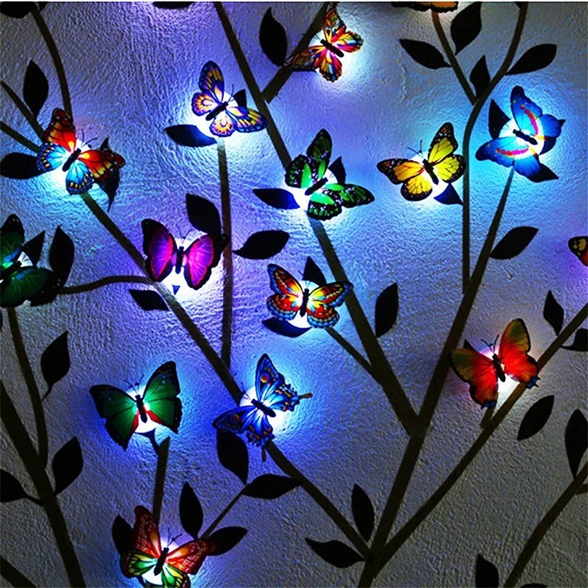 Đèn LED hình bướm dùng trang trí giáng sinh