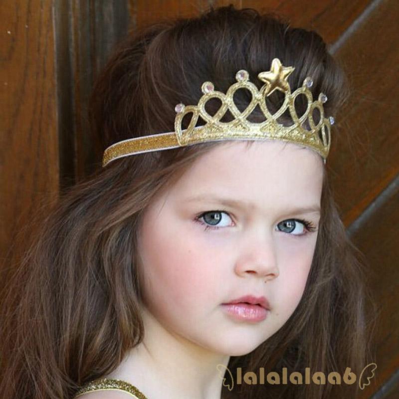 ◕ω◕Baby Boys Girls Birthday Accessory Crown Hair Band Lovely Headband