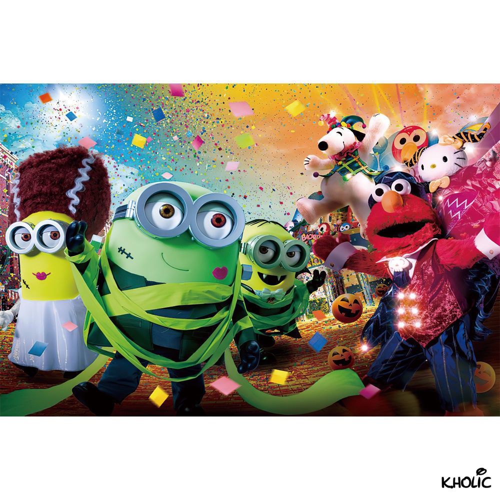 Minions, trò chơi ghép hình bằng gỗ, 300/520/1000 miếng xếp hình anime, đồ chơi phát triển