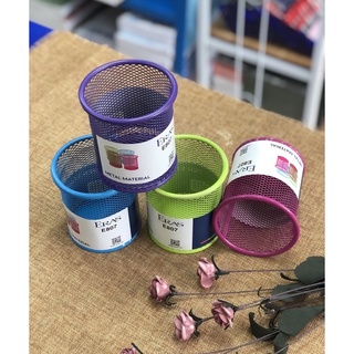 Cốc cắm bút tròn lưới chính hãng Eras E807