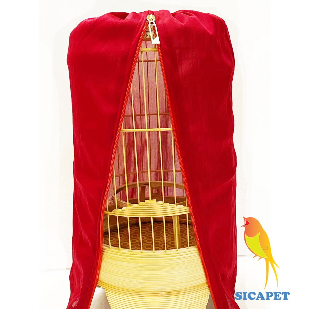 Áo lồng chim khuyên đỏ SICAPET, Phụ kiện lồng chim giá rẻ