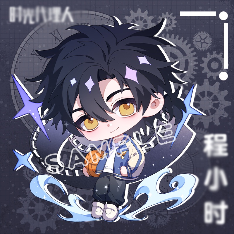 Móc khóa Người đại diện thời gian game mica acrylic dễ thương