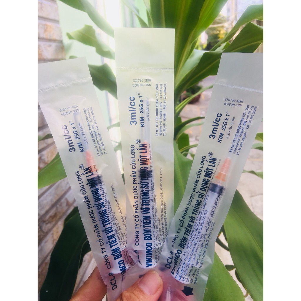 Kim tiêm 1cc, 3cc, 5cc / Bơm tiêm 1ml, 3ml, 5ml Vô trùng sử dụng 1 lần