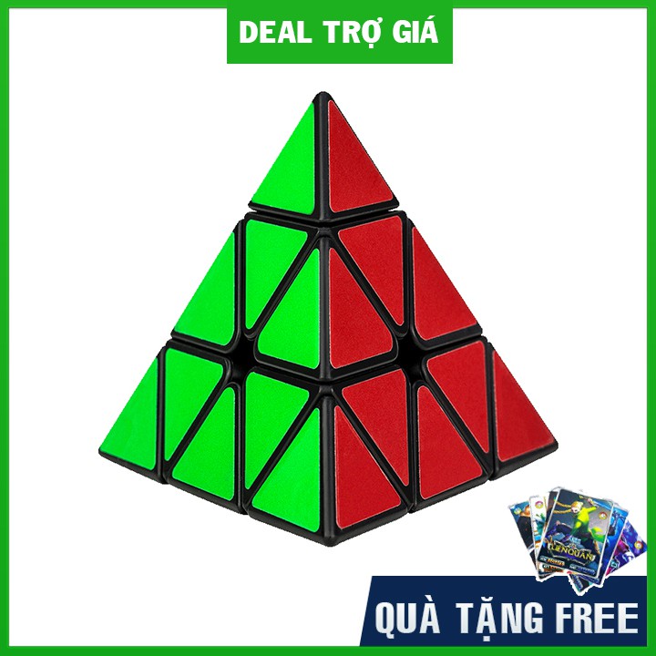 (FREE SHIP - TẶNG FREE BỘ BÀI) Rubik kim tự tháp - Rubik tam giác dị hình chuyên để thi đấu - Rubik Kim Tự Tháp 3x3x3