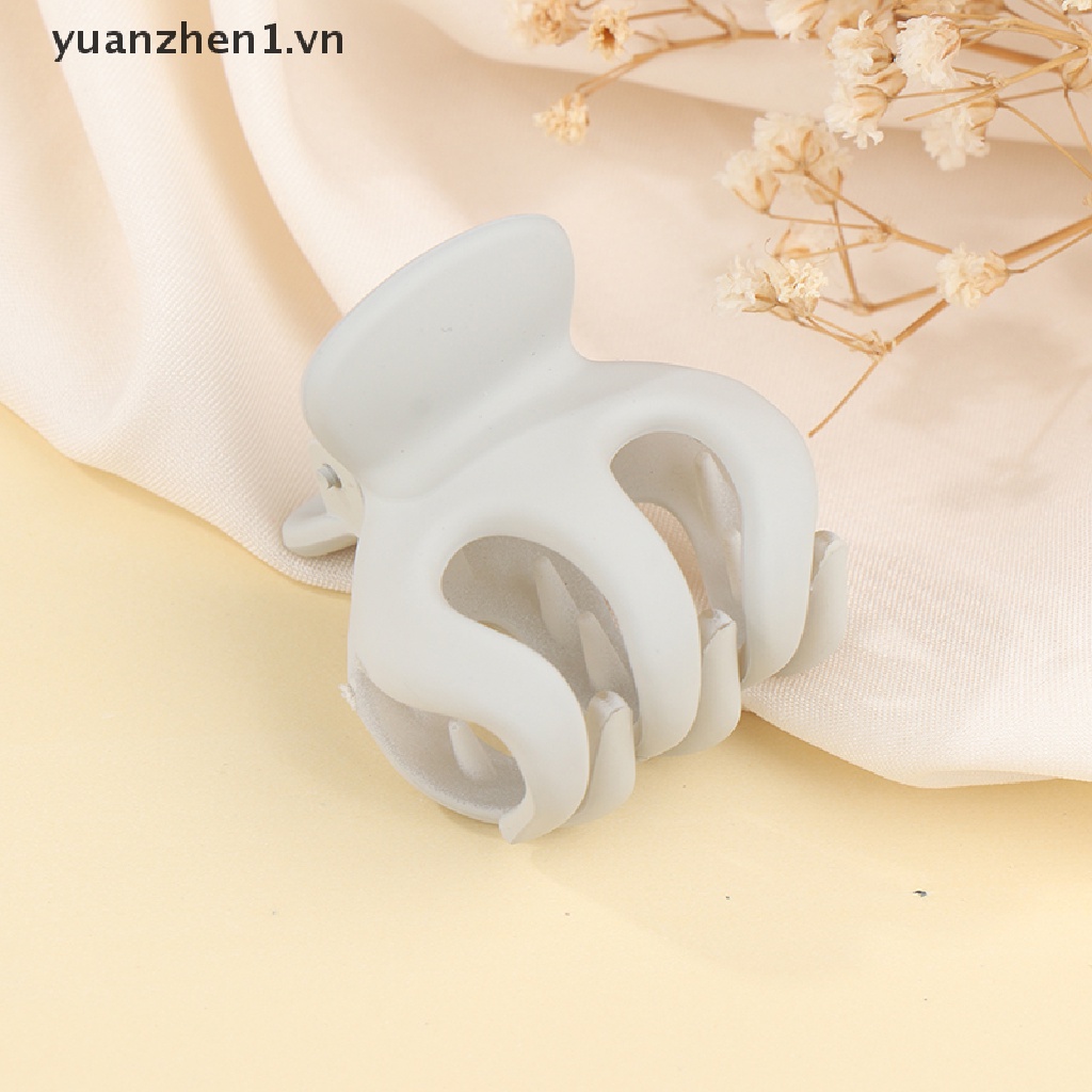 Bộ 4 Kẹp Tóc Nhựa Mini Xinh Xắn Cho Bé Gái