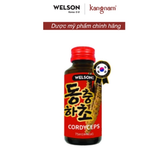 Nước Uống Đông Trùng Hạ Thảo Welson Cordyceps 1 chai 75ml/chai