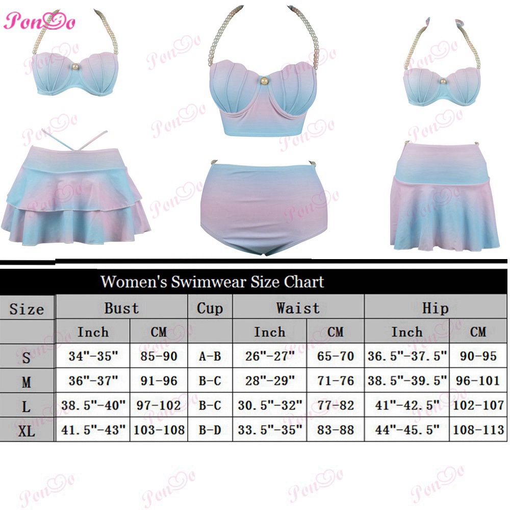 Bộ Đồ Bơi 2 Mảnh Màu Gradient Hình Vỏ Sò + Quần Short Cho Nữ