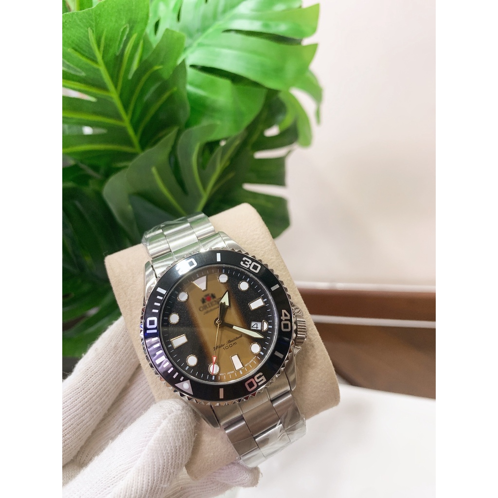 Đồng hồ nam orient automatic triton dây thép , size 42mm