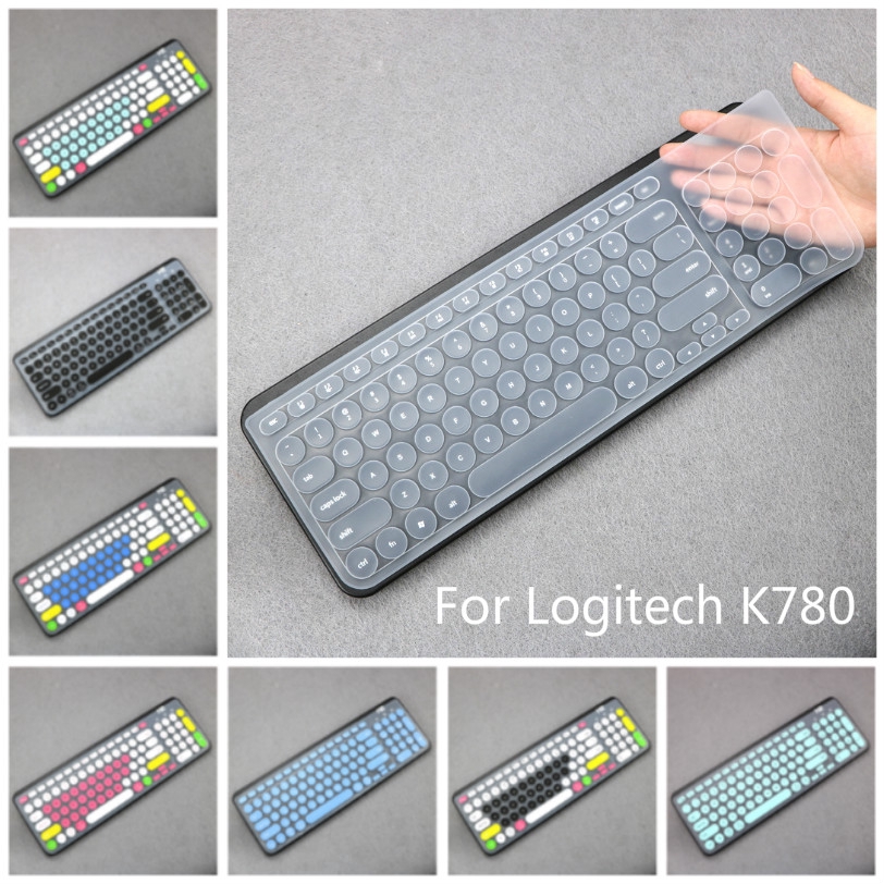 Miếng Dán Bảo Vệ Bàn Phím Bằng Silicon Siêu Mỏng Cho Logitech K780