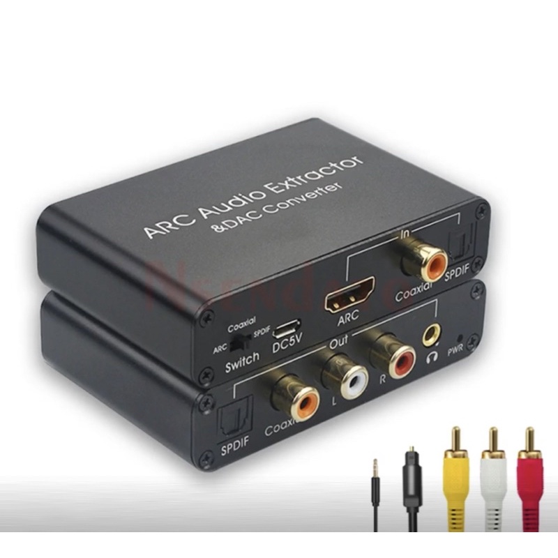 Bộ Chuyển Đổi HDMI DAC Âm Thanh ARC RCA Adapter Quang SPDIF Đồng Trục Âm Thanh 3.5 Mmdigital