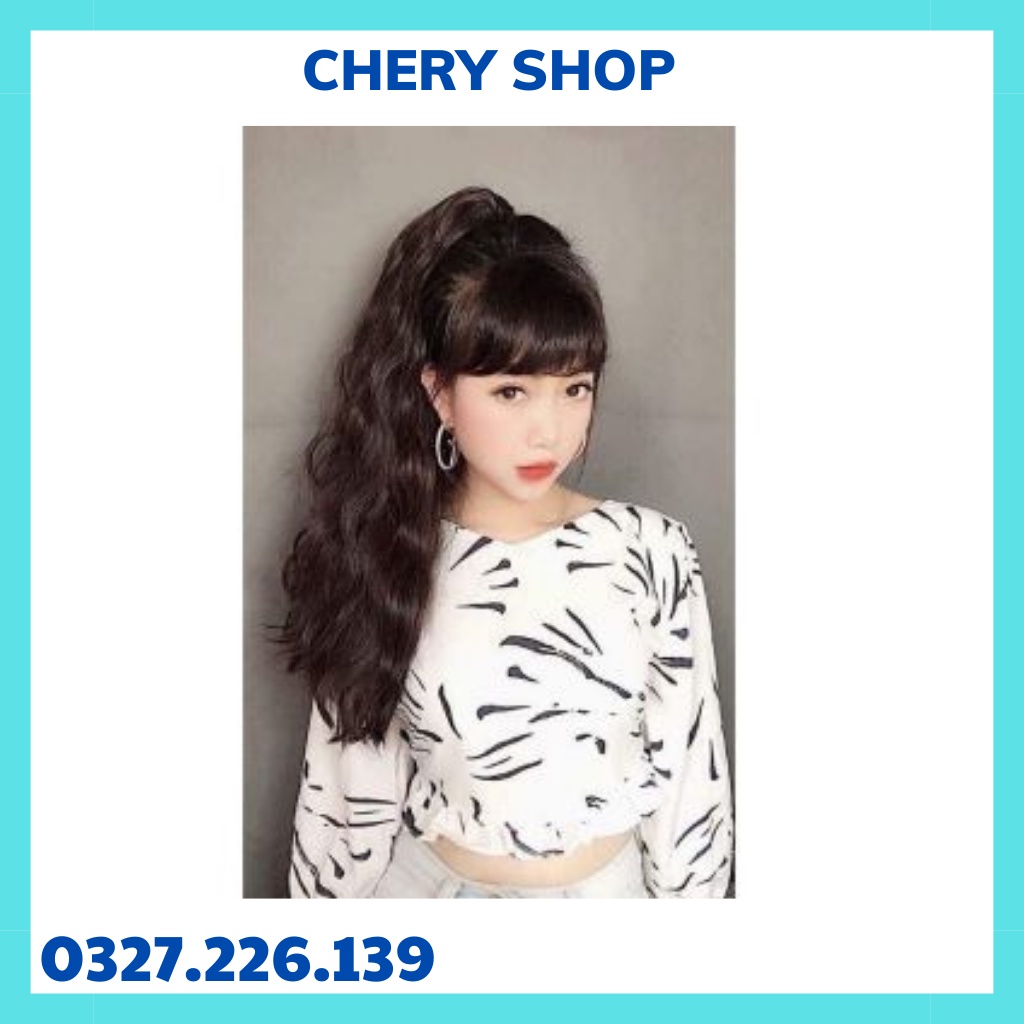 Tóc giả ngoặm xù ❤️❤️ FREESHIP ❤️❤️ ngoặm xoăn xù tự nhiên 042