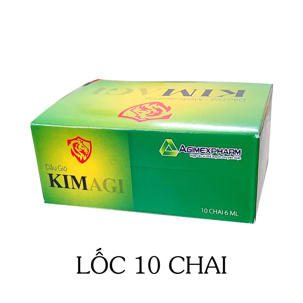 Dầu gió Kimagi - Hộp 1 chai 6 ml - Gợi nhớ mùi hương dầu gió Kim