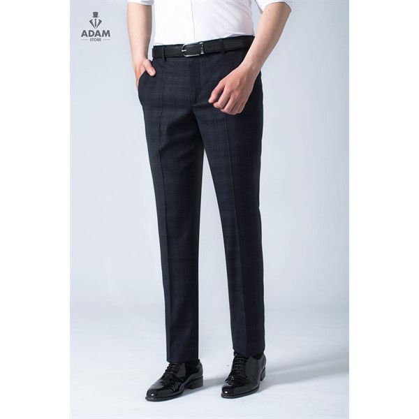 QUẦN ÂU NAM ADAM STORE XANH KẺ Q246