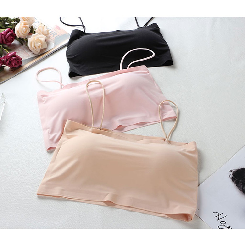 [RẺ VÔ ĐỊCH] Áo bra nữ đúc su bản to thể thao nâng ngực - Áo bralette coton mềm không gọng mút mỏng YLY201