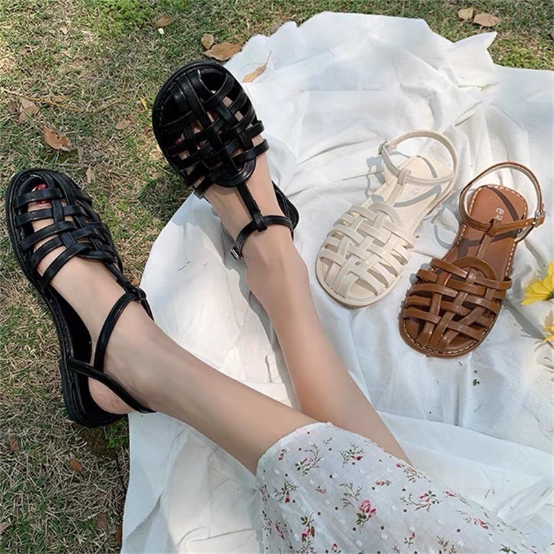 ORDER CHINA : SANDAL RỌ MŨI TRÒN ( hình thật ở 2ảnh cuối )