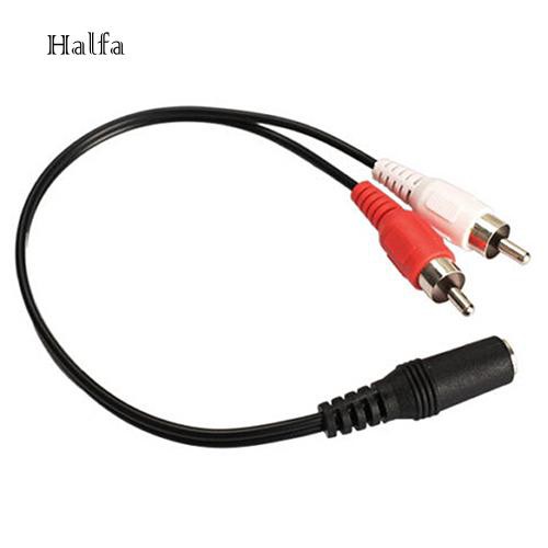 Cáp chuyển đổi từ cổng cắm 3.5mm sang 2 đầu cắm RCA chuyên dụng