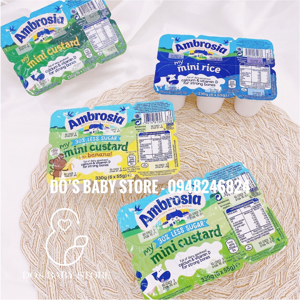 ￼Váng sữa Ambrosia cho bé 6m+ (air UK)