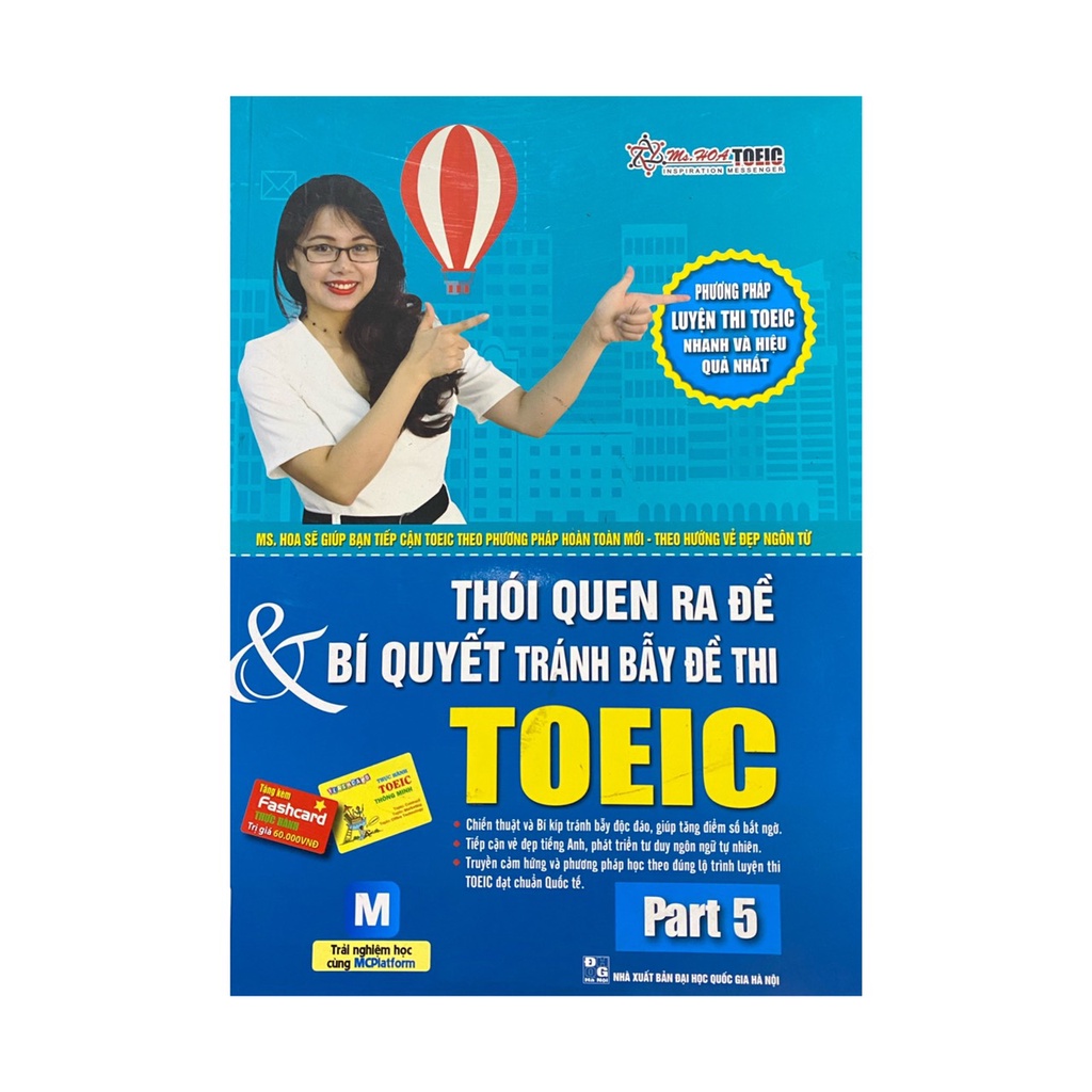 Sách - Thói quen ra đề và bí quyết tránh bẫy đề thi Toeic part 5