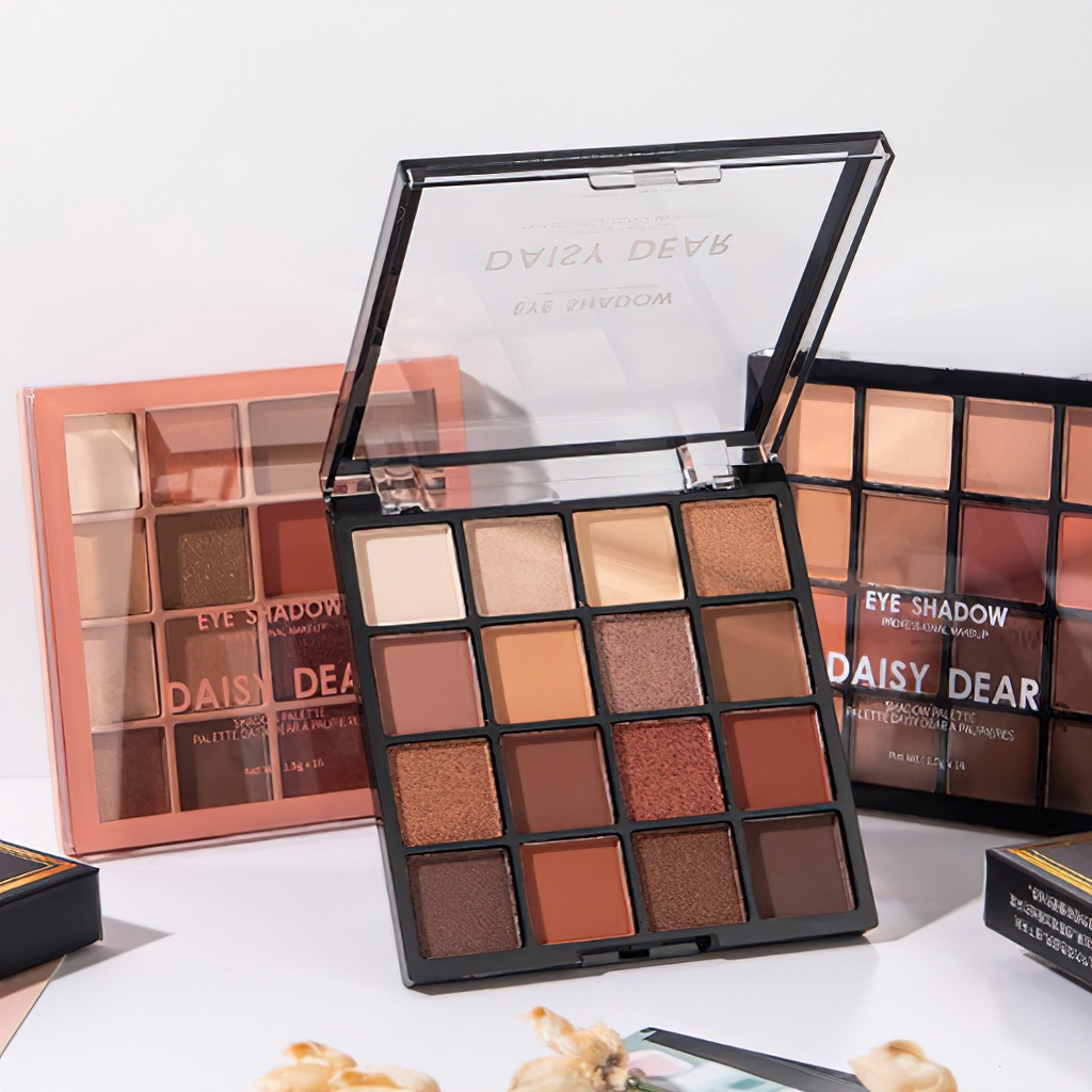 Bảng Phấn Mắt 16 Màu Chống Nước Lâu Trôi Tiện Dụng