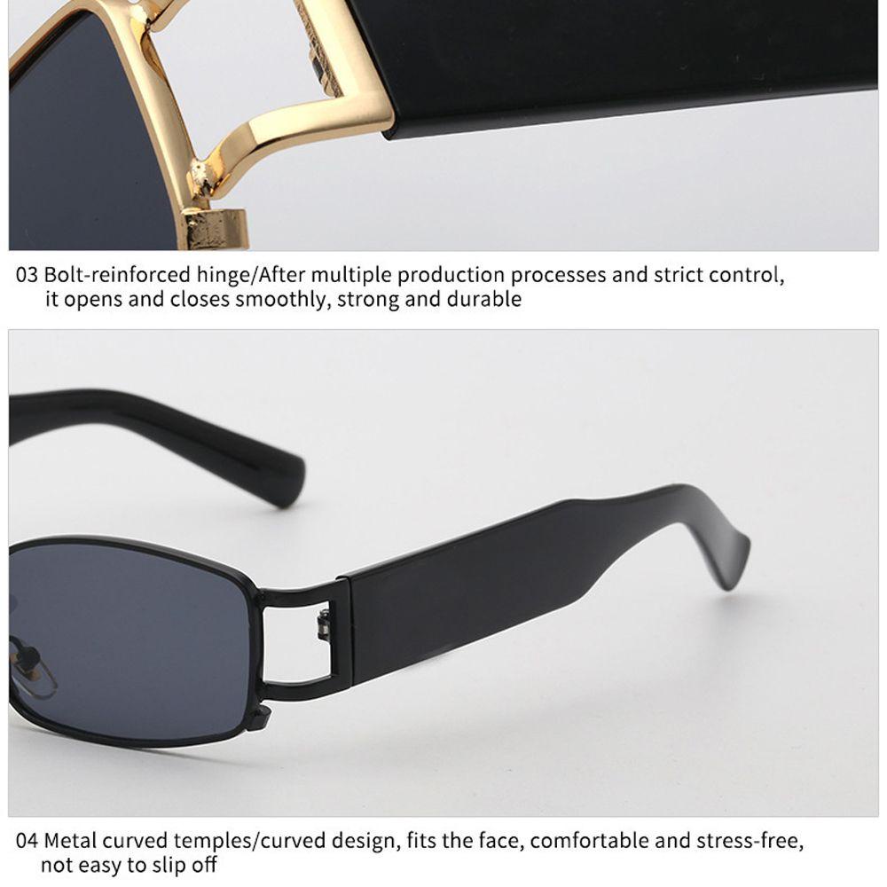 Kính Mát Gọng Vuông Chống Tia UV400 Phong Cách Hàn Quốc Dành Cho Nam Và Nữ