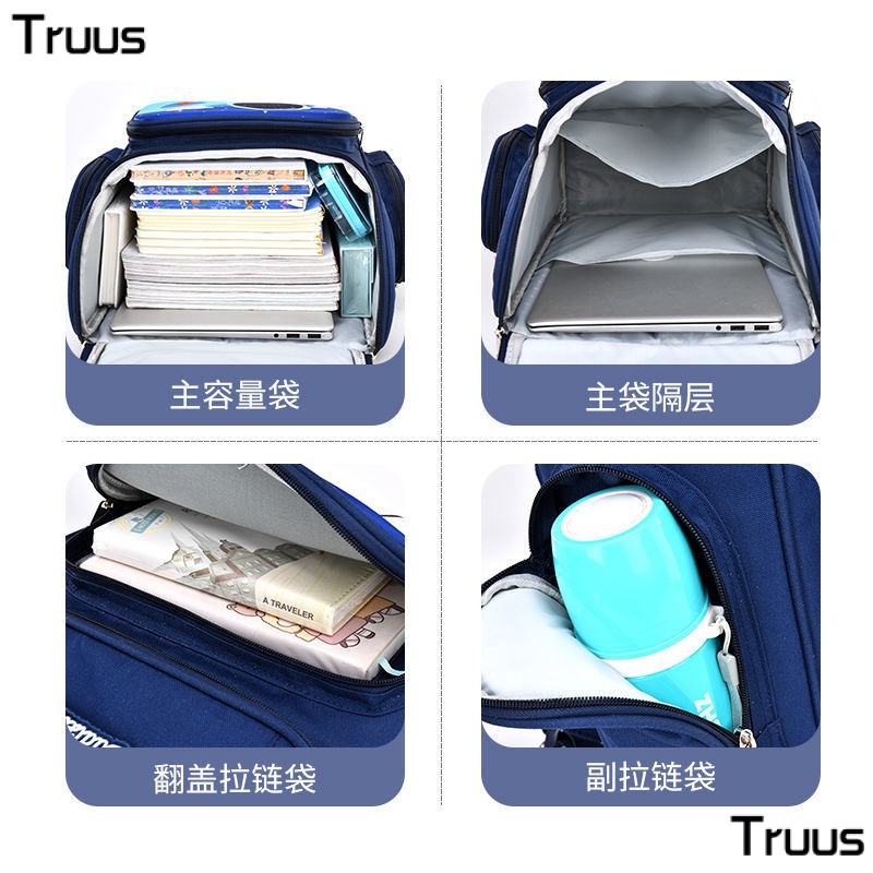 Ba Lô Đi Học Siêu Nhẹ Chống Thấm Nước Thời Trang Cho Bé Trai Lớp 6 / 4 / 3 / 2 / 1