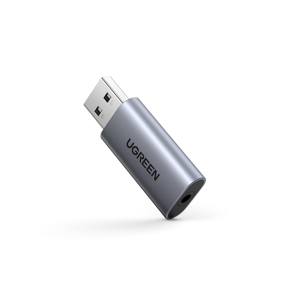 Thẻ Âm Thanh Ngoài UGREEN 2 Trong 1 USB Sang 3.5mm