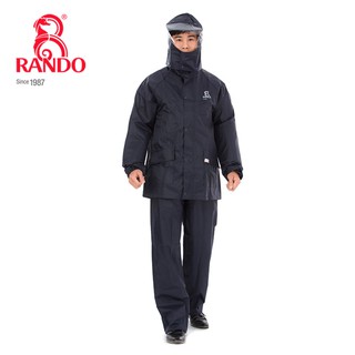 Áo Mưa Bộ RANDO Vải Dù Cao Cấp Không Thấm Nước Phản Quang Dành Cho Đi Phượt Đi Xe Đạp Thời Trang Chính Hãng Nam Nữ BOBES
