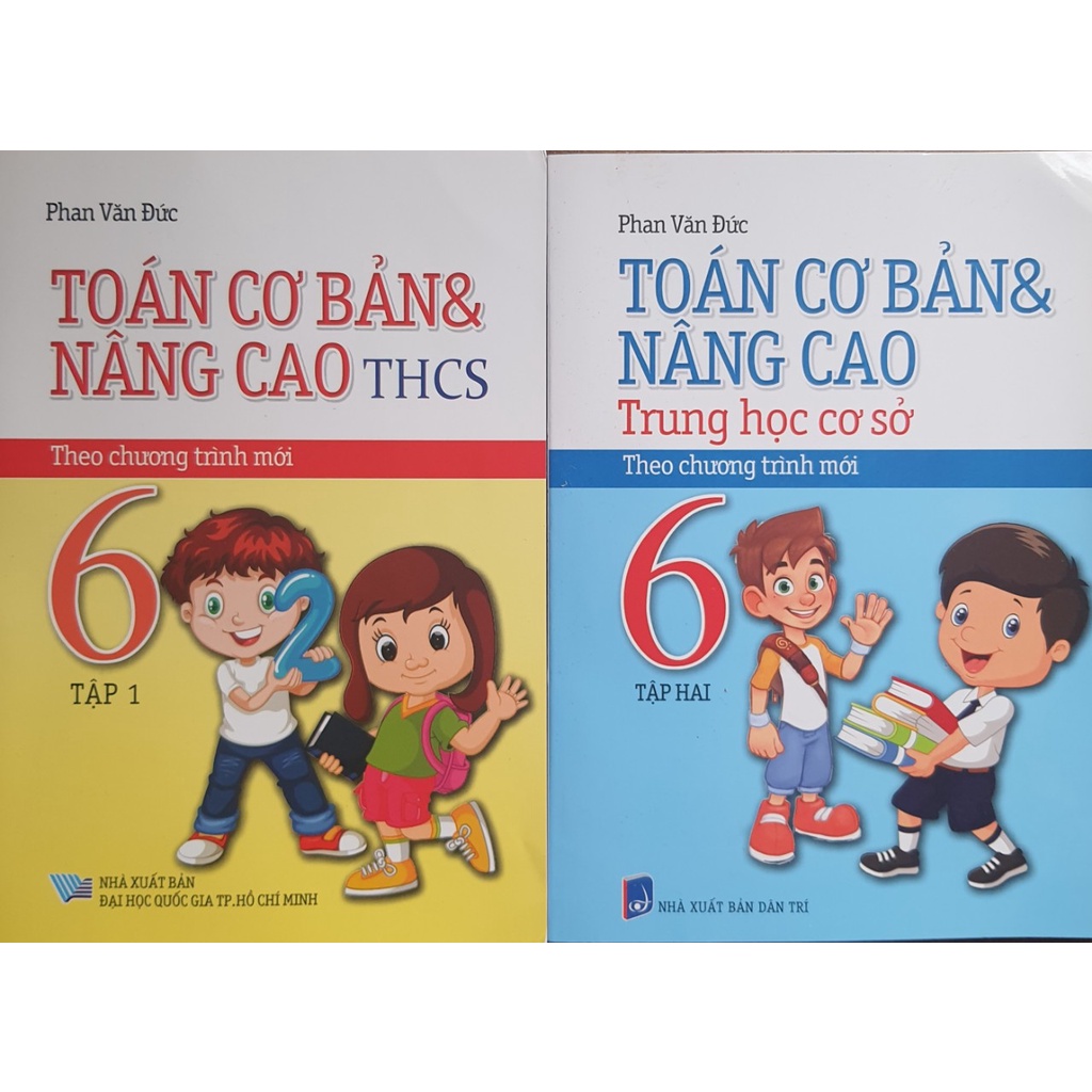 Sách - Combo Toán cơ bản và nâng cao THCS lớp 6