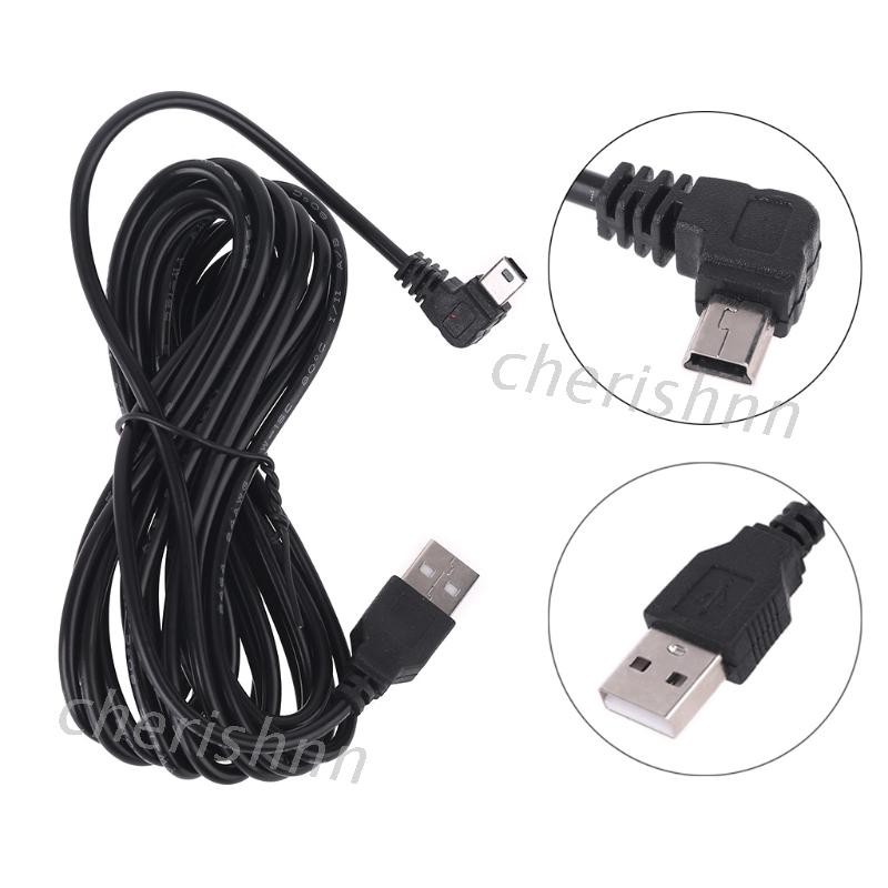 Dây Cáp Sạc 3.5m Cho Camera Hành Trình Ô Tô 5v / 2a Mini Micro Usb