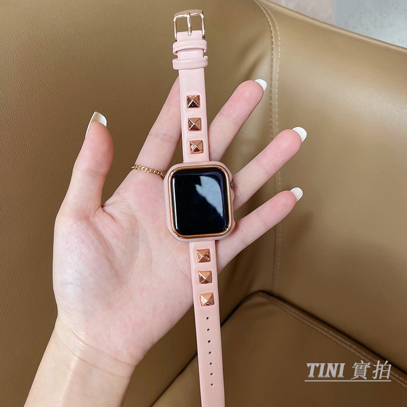 Dây đeo bằng da thật cho đồng hồ thông minh Apple Watch Series IWatch 7 / 6 / 5 / 4 / 3 /SE 44mm / 40mm / 42mm / 38mm /41mm / 45mm