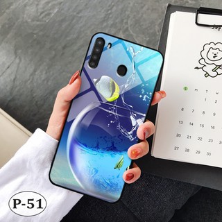 Ốp lưng kính Samsung A21- hình 3D